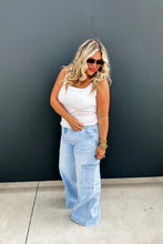 Load image into Gallery viewer, Charli Cargo Jeans- OPEN NOW