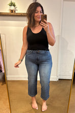 Load image into Gallery viewer, Betty High Rise Vintage Wash Wide Leg Crop Jeans
