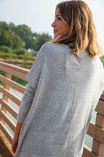 Load image into Gallery viewer, Heather Turtle Neck Knit Top with Side Slits