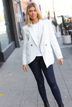 Load image into Gallery viewer, Holiday Ready White Tassel Fringe Blazer