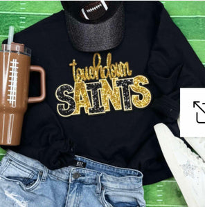 Touchdown Saints Patch Sweatshirt