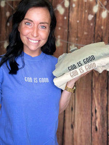 God is Good Embroidery Shirt