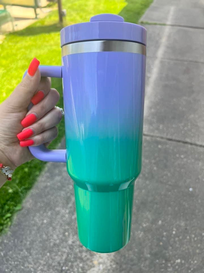 Ombre Handle Tumbler