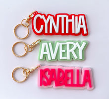 Load image into Gallery viewer, Personalized Keychain- OPEN NOW