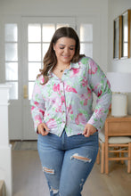 Load image into Gallery viewer, Thinking On It Open Back Floral Top