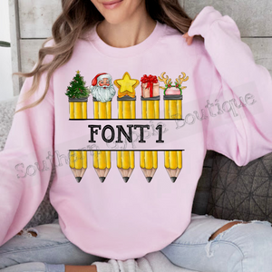 Christmas Teacher Sweatshirt- OPEN NOW
