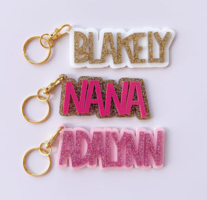 Personalized Keychain- OPEN NOW