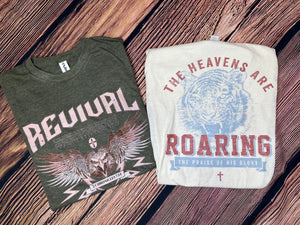 The Heavens are Roaring Vintage Tee - OPEN NOW