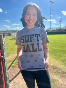 Puff Baseball/Softball Star tees