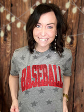 Load image into Gallery viewer, Glitter Applique Mascot Star tees(adult sizes)