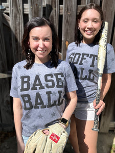 Puff Baseball/Softball Star tees