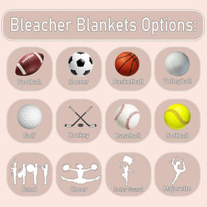 Custom Sports Blankets/Tumblers- OPEN NOW