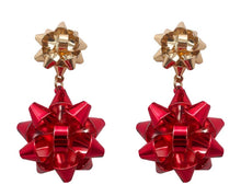 Load image into Gallery viewer, Christmas Bow Dangles