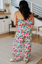 Load image into Gallery viewer, Life of the Party Floral Jumpsuit in Green