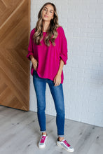 Load image into Gallery viewer, Pink Thoughts Chenille Blouse