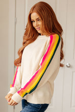 Load image into Gallery viewer, Songs About Rainbows Striped Sweater