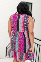 Load image into Gallery viewer, That&#39;s So Boho Mixed Print Sleeveless Dress