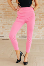 Load image into Gallery viewer, Magic Ankle Crop Skinny Pants in Dark Pink