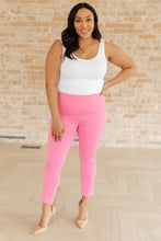 Load image into Gallery viewer, Magic Ankle Crop Skinny Pants in Dark Pink