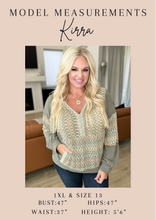 Load image into Gallery viewer, Baby Waffle Long Sleeve Top in Kelly Green