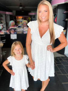 Mommy & Me Eyelet Dress- OPEN NOW