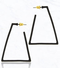 Load image into Gallery viewer, Open Triangle Earrings