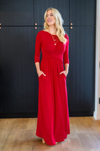 Load image into Gallery viewer, Bri Maxi Dress in Red