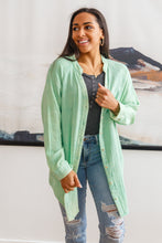 Load image into Gallery viewer, Corey Button Up Top In Vintage Green