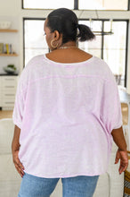 Load image into Gallery viewer, Hold Me Close Short Sleeve Top in Lavender