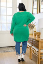 Load image into Gallery viewer, Joyful Season Sweater Tunic In Green