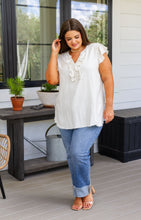 Load image into Gallery viewer, Keep Me Posted Ruffle Detail Blouse