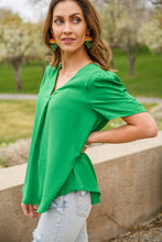 Load image into Gallery viewer, Let&#39;s Meet Up Green Blouse
