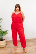 Load image into Gallery viewer, Livin&#39; The Dream Jumpsuit in Red