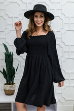 Load image into Gallery viewer, Love Like This Long Sleeve Dress in Black