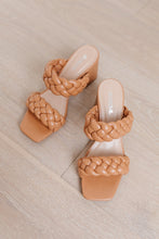 Load image into Gallery viewer, Maya Braided Heels in Tan