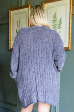 Load image into Gallery viewer, Mountain Mornings Cardigan In Charcoal