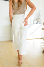 Load image into Gallery viewer, Not Too Salty High Rise Wide Leg Cropped Jeans