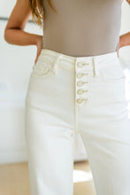 Load image into Gallery viewer, Not Too Salty High Rise Wide Leg Cropped Jeans