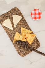 Load image into Gallery viewer, Palm Wood Cheese Board And Knife Set