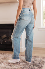 Load image into Gallery viewer, Ramona High Rise Rigid Magic Destroyed Straight Jeans