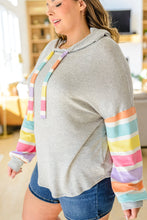 Load image into Gallery viewer, Rainbow Connection Striped Hoodie