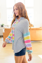 Load image into Gallery viewer, Rainbow Connection Striped Hoodie