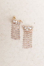 Load image into Gallery viewer, Rhinestone Fringe Earrings