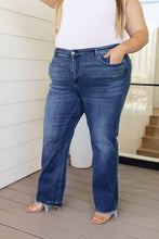 Load image into Gallery viewer, Ruth High Rise Release Hem Straight Jeans