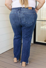 Load image into Gallery viewer, Ruth High Rise Release Hem Straight Jeans