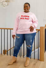 Load image into Gallery viewer, Sleigh All Day Sweatshirt In Pink