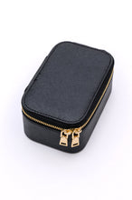 Load image into Gallery viewer, Travel Jewelry Case in Black