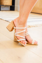 Load image into Gallery viewer, Walk the Walk Strappy Sandal in Ivory