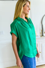 Load image into Gallery viewer, Working On Me Top in Kelly Green