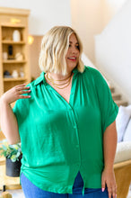 Load image into Gallery viewer, Working On Me Top in Kelly Green